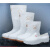 双星卫生靴白色雨鞋厂专用工作雨靴防滑防油劳保水鞋胶鞋 216女加棉款 建议加大一码 39