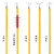 令克棒高压绝缘棒绝缘杆拉闸杆绝缘杆电工电力伸缩操作杆10千伏超 220KV 4节6米 送袋子