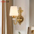 三洛（SANLUO）美式铜玉石壁灯欧式简约复古客厅卧室床头走廊过道楼梯阳台1501 ()1501-1B 单头全铜+玉石(