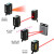 BG-35N方形激光光电开关漫反射聚光小光斑激光红光传感器感应器 BG-35N反射110-500mm