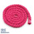 三股棉线彩色棉绳粗米白麻绳捆绑绳子尼龙绳耐磨 直径8MM玫红(5米)