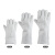 谋福（CNMF）209Y 五指型防火手套防烫工业石棉手套(五指30cm)