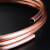 适用T2紫铜盘管空心紫铜管软态空调铜管专用散热圆管铜毛细铜管加 盘管9.52*0.8mm*10米