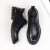 特磊锡皮鞋男士商务休闲鞋英伦软皮压花正装新品尖头布洛克透气工作皮鞋 黑色-标准运动鞋尺码 41-标准运动鞋尺码