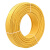 成天泰 电线电缆BV-450/750V-1*2.5平方 国标单芯单股铜芯硬线 100米/卷 黄色