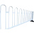得豫工品 京式护栏 道路市政隔离U型护栏 防撞隔离栏杆 长3.08m×高1.2m 一套价