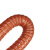 欧仓 耐高温红色硅胶排风抽烟通风管伸缩钢丝软管防火抽风管 内径140mm/4米(5.5英寸) 单位：卷