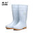 莱尔雨鞋靴白色加厚高筒男女防滑耐油耐酸碱厂工作防水靴 莱尔白色靴 44