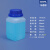 大口方瓶加厚塑料试瓶实验固体样品瓶密封取样瓶1000ml工业品 500ml半透明-蓝盖款配内盖