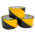 飞尔（FLYER）PVC警示胶带 斑马线车间地面标识 彩色标识划线地板胶带【黑黄 70mm×33m】2卷起批