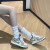 耐克（NIKE）【潮】Air Jordan aj1板鞋男女士情侣透气休闲轻便耐磨运动篮球鞋 DZ5368-201  白粽  38