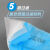 沐生堂一次性KN95儿童折叠口罩含熔喷布五层加厚防唾沫防雾霾防尘透气小口罩 儿童KN95折叠10个装蓝色