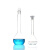 JESERY玻璃容量瓶 化学实验定量摇瓶定容瓶100ml白量瓶（玻璃盖）A级可过检