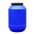 加厚化工桶塑料桶圆桶酵素桶25升50升密封储水桶带盖级发酵桶 25L蓝色加厚款 配内盖
