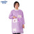 金诗洛 KSL284 厨房围裙 罩衣长袖反穿工作服长袖防油 A款 紫色