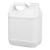 水杉塑料桶方桶油壶小酒桶食品级方形油桶2.5L/10kg5升公斤密封取样桶 2L-白色