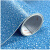 天泽旺 1.6mm(蓝色石纹)实心全塑加厚地板革 PVC地板贴地胶水泥地专用耐磨工程革塑胶自粘 20米长*2米宽/卷