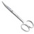 顶郝 不锈钢手术剪刀 实验室用加长加厚剪刀 手术弯尖16cm 