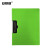 安赛瑞 文件夹板 A4塑料写字垫板 商务资料册收纳书夹 32×24cm 横款 绿色 701625
