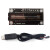 线阵CCD 模块 TCD1304 USB 串口输出  光谱分析采集 上位机源码 黑色版+USB转TTL模块