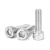 楷赫 螺丝 螺栓 304不锈钢圆柱头杯头内六角螺栓螺丝DIN912 M12*30（1个）