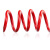 ABB 电线 2.5方单股单芯铜线 PVC绝缘层红色 单位：米