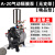 傲利台湾原装气动隔膜泵A10 A20油漆喷漆泵铝合金体大流量1寸双隔膜泵傲 A-20黑色（无支架） 精品款