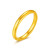 梦金园520礼物 黄金戒指 足金光圈素圈戒指圆条指环简约时尚情侣戒指 13号 约1.8g