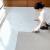 适用地板贴自粘地面耐磨地板革水泥地直接铺地贴仿瓷砖光滑亮面自 特约白[防滑耐磨]80*80