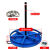 定制加固加强电缆放线盘带刹车式卧式加厚放线神器槽钢电缆放线圆 铁板式直径1米 承重23吨6个支撑