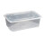 亿偌维 一次性餐盒 材质:PP 方形带盖透明 500ml 300套/箱
