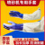 定制适用喷砂机专用手套左手右手单卖加厚耐磨帆布橡胶手动喷沙机 蓝色手套一双 平铺直径30cm XL