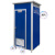 苏识 移动厕所简易便厕旱厕户外卫生间洗手间  平台式 1.28*1.28*2.3m  带粪箱款 天蓝 单个 个 YD04