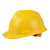 工地安全头帽男建筑工程防砸透气头盔施工领导劳保安全帽印字 V型透气款黄色
