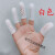 硅胶手指保护套防干裂保湿手指套受伤手指防磨手指防痛防摩擦透气 白色透气孔款10只5指通用