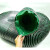 普力捷高温软管绿色三防布风管耐高温200度排烟管伸缩帆布软管排风管道 直径850mm*8米1根 定制