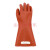 海天岛12KV绝缘手套（手型）接线维修电工用橡胶手套双安均码红棕色1副