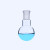 希万辉 实验室耐高温球形烧瓶耐高温加厚单口平底试剂瓶 50ml/19