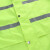 久匀 长款雨衣外套成人防暴雨反光雨衣 保安物业保洁救援巡逻 双条荧光绿长款+帽檐 L码(165-170)