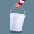 水杉10L透明水桶 pp塑料桶密封桶小水桶涂料桶带提手小水桶