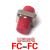 电信级法兰头SC-FC-LC方头/圆头光纤耦合器光纤适配器转接并回收 FC-FC法兰耦合器