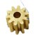 金属齿轮铜齿8至12齿2毫米轴紧凑型遥控车电机马达玩具小齿轮 10铜齿（1个）