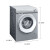西门子（SIEMENS）洗衣机全自动 10公斤超薄变频 家用滚筒洗烘一体机WJ45VM080W