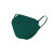 旷尔 韩版口罩 一次性立体防护口罩 柳叶型口罩 独立包装【绿色 1包】