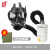 普达 防毒面具 1套 喷漆农药防化碳一氧化工气体粉尘 生化病毒全面罩 MJ-4003配5号中罐（含背包导气管）