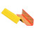稳斯坦 WST201 安全防撞条 包边护角 包角防撞贴 墙角保护条 25*25*3mm(1.2米长黄色)