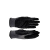 代尔塔（DELTAPLUS）劳保手套乳胶涂层防滑透气耐磨手套 黑色 201630 9码 1副