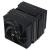 COOLLEO倚天P60T性能版V2  CPU散热器回流焊风压电脑风扇支持静音双塔1700/AM5风冷散热器白色散热器 倚天P60T性能版-黑色【V2】 官方标配