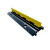 线槽减速带橡胶PVC电缆保护槽压线板室内户外地面线槽橡塑盖线板 黄胶一线空心25*20