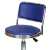 稳斯坦 WST212员工凳 靠背旋转升降椅车间实验室工作凳(蓝色-靠背PP脚钉款)需自行安装